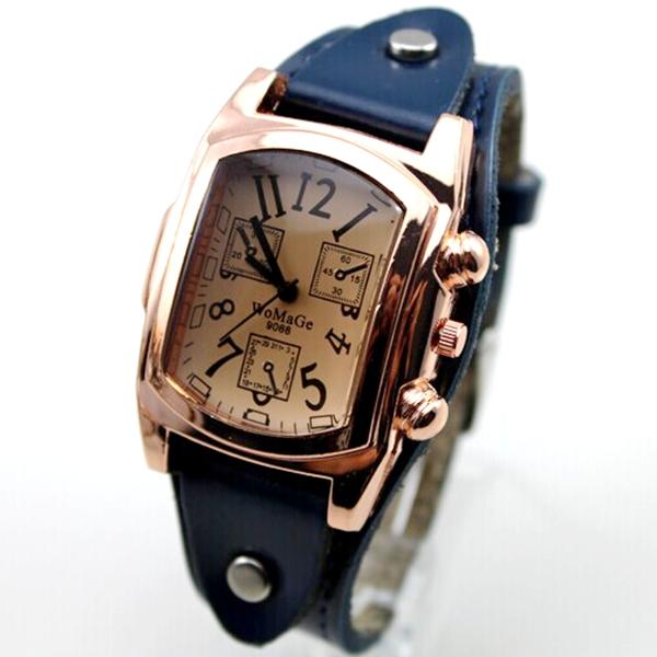 New  Watches Women Fashion Ladies Watches Womage Vintage Fashion Rose Gold Square Head Quartz Watches Womens wristwatch