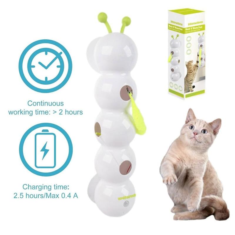 Gatto Caterpillarcat Interattivo Intelligente Per Interni Per Gatti Annoiati, Gattino Automatico Per Tutte Le Età