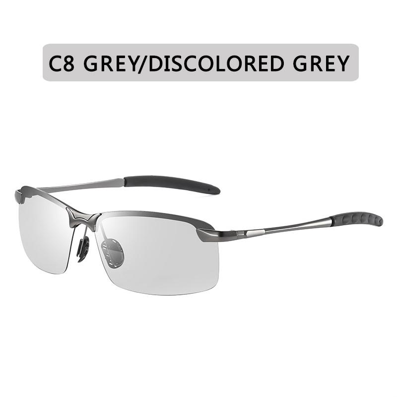 Occhiali da Sole Fotocromatici Uomo Polarizzati Camaleonte Occhiali Maschili Cambia Colore Occhiali da Sole Visione Giorno Notte Guida Occhiali uv400
