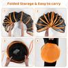 Odoland 120cm Pet Circle 315cm Tunnel Foldable Hexagonal Large Cat Tunnel Dog Play Circle Small Animal Playpen Tent Cage Delivery Room Game Fence