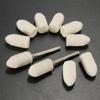 45Pcs Grinding Polishing Pad Accessories 20mm Wool Felt Polishing Buffing Wheel2Pcs 35mm Shanks For Rotary Tool