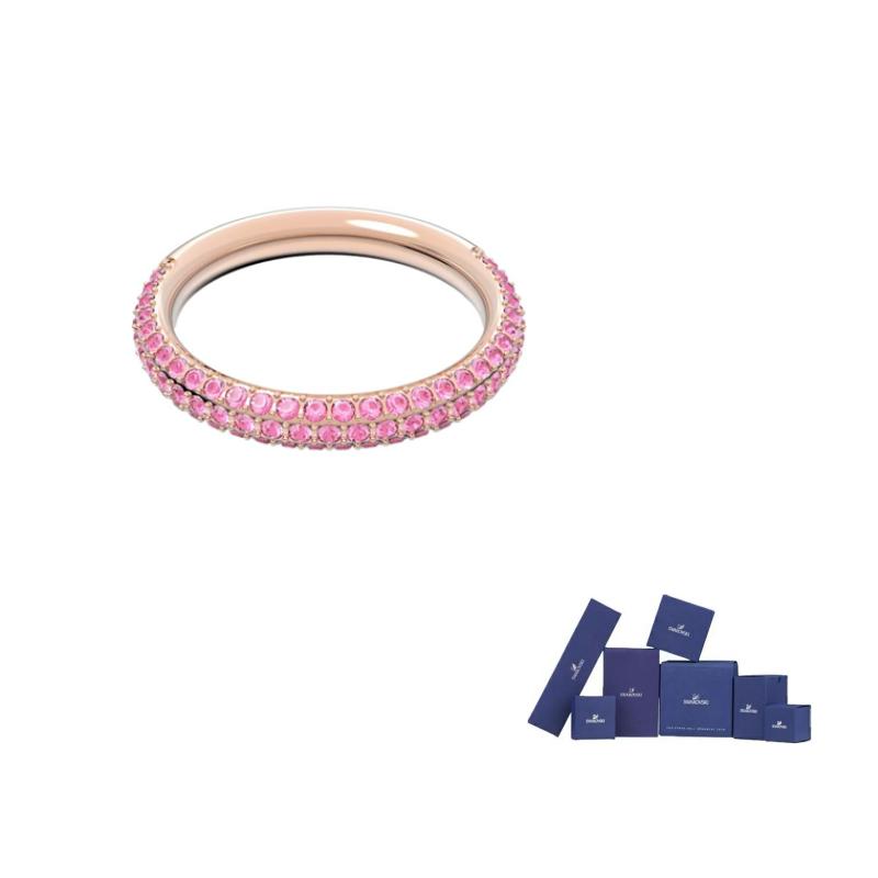 Swarovski Dextera Rose Gold tone Plated Gold Plated Rings Womens 58-Original brand box