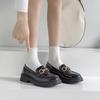 Girls' White Loafer Socks - Thin Cotton, Rolled Edge, Mid-Calf, Summer/Spring Japanese Style