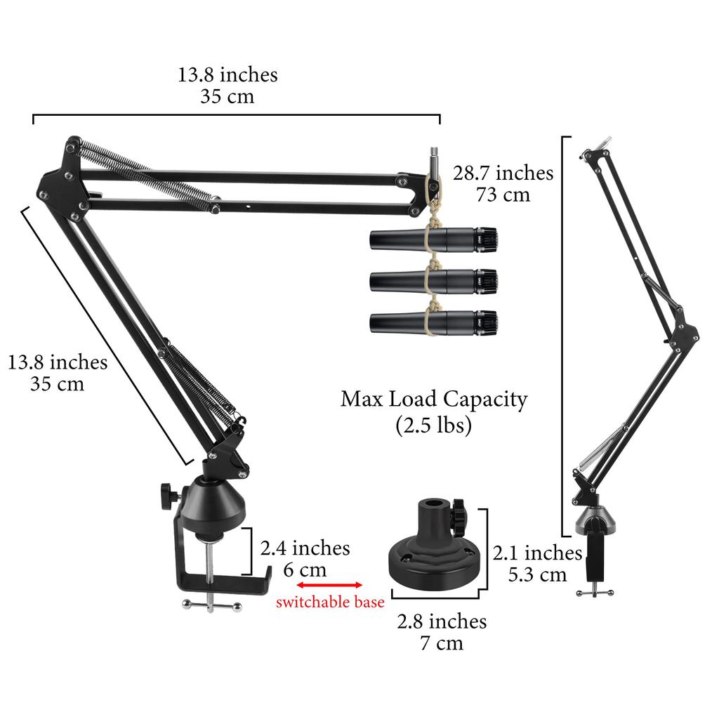GEEKRIA Microphone Arm for Creators