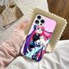 Panty Stocking G-Garterbelt For iPhone 14 Pro Max 13 17 11 16 12 15 Plus Color Water Ripple Phone Cover