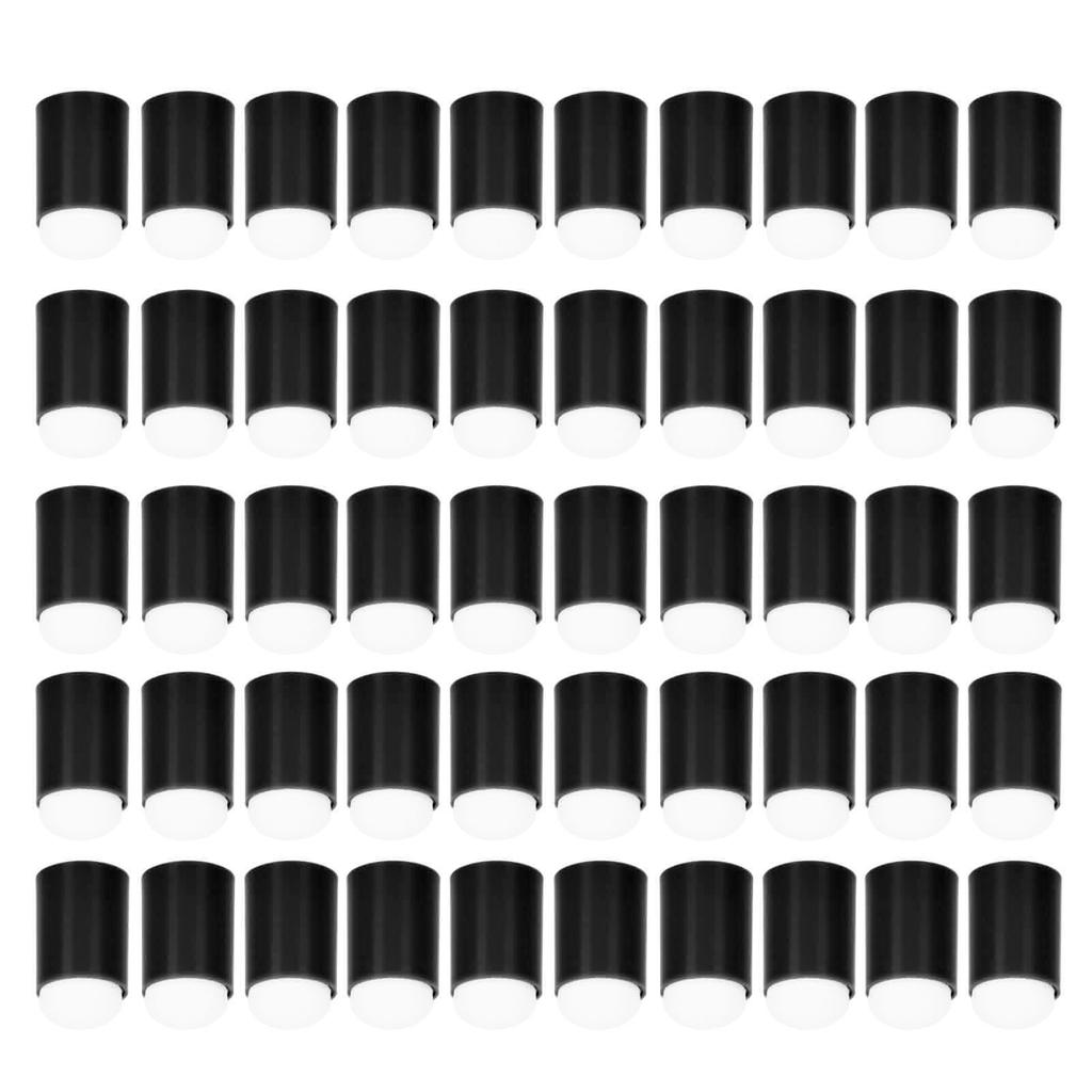 50pcs Ink Pad Smudge Sponge Multipurpose Soft Flexible Lightweight Finger Sponge Daubers for Home Nail Salon
