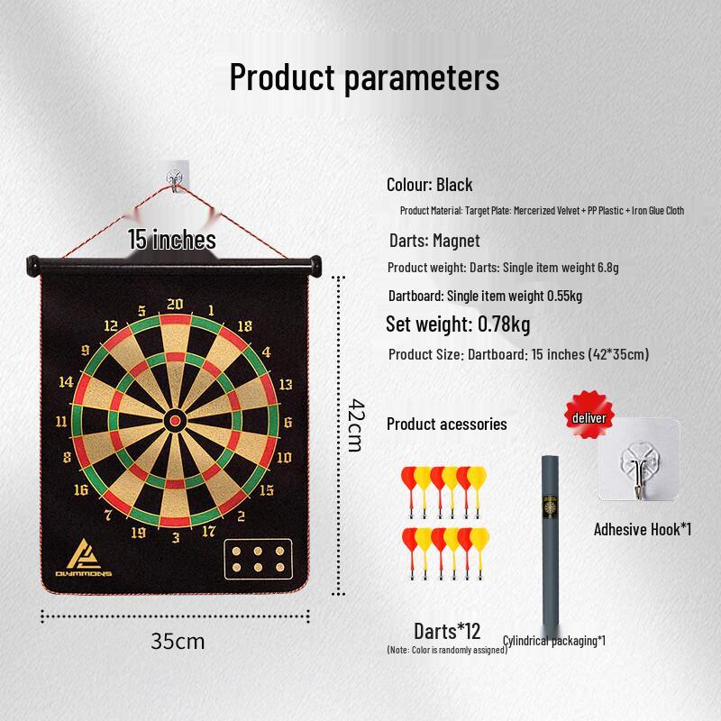 Magnetic Dartboard Set for Adults and Kids