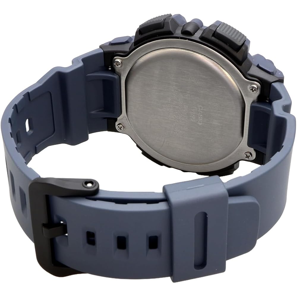 Casio WS-1500H-2AV Digital Men's Fishing and Moon Data Display Watch Grayish Navy Overseas Model