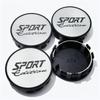 4pcs Sport Edition Logo Emblem Car Wheel Center Caps O.D 54MM 50MM Wheels Hub Cap Rim Hubcaps Dust Cover Replace Car Accessories