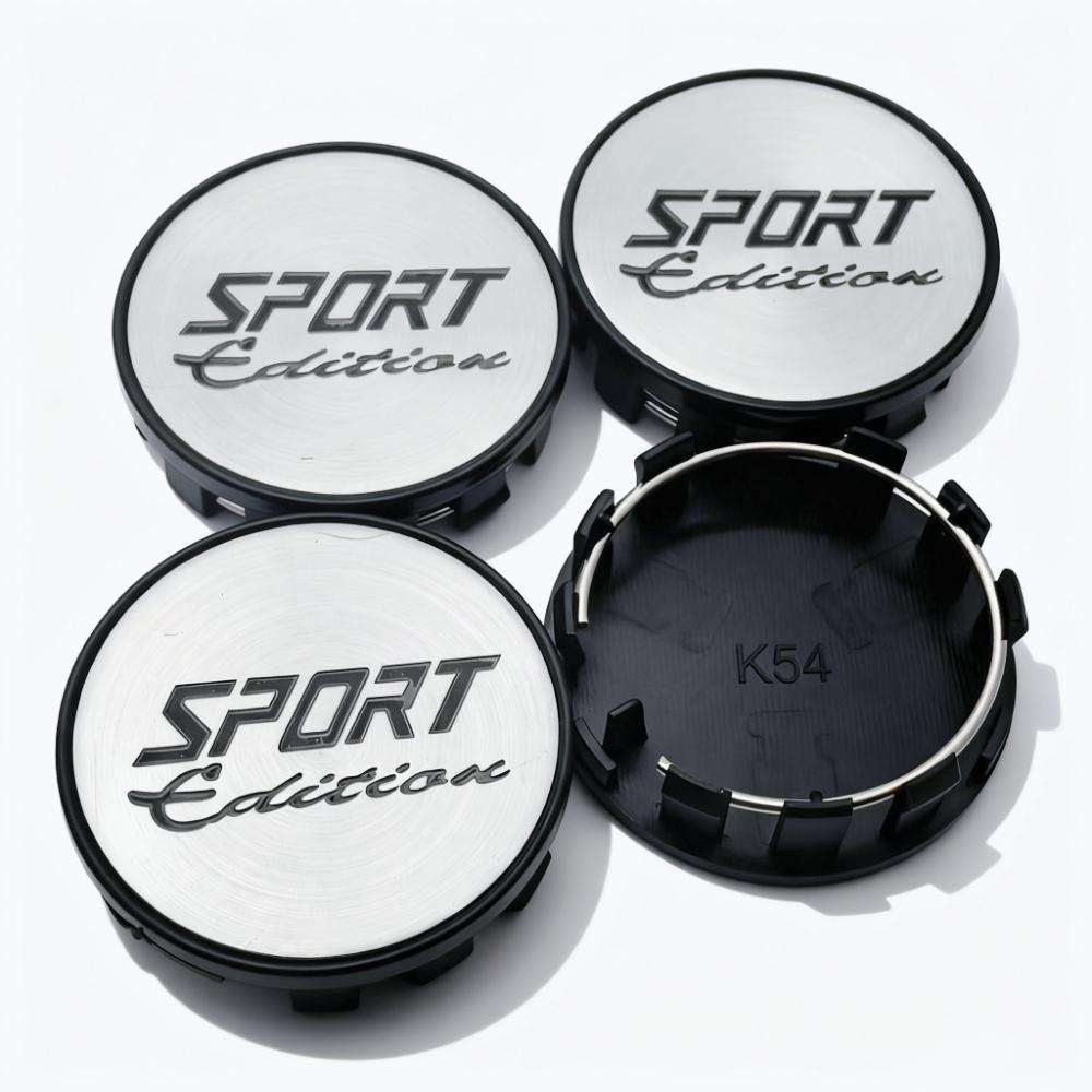 

4pcs Sport Edition Logo Emblem Car Wheel Center Caps O.D 54MM 50MM Wheels Hub Cap Rim Hubcaps Dust Cover Replace Car Accessories Sport Edition Badge&4pcs K54 Wheel Caps
