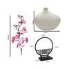 Multi-Bloom Artificial Plum Blossom Bonsai Chinese-Inspired Plastic Fake Flower  Home Decor