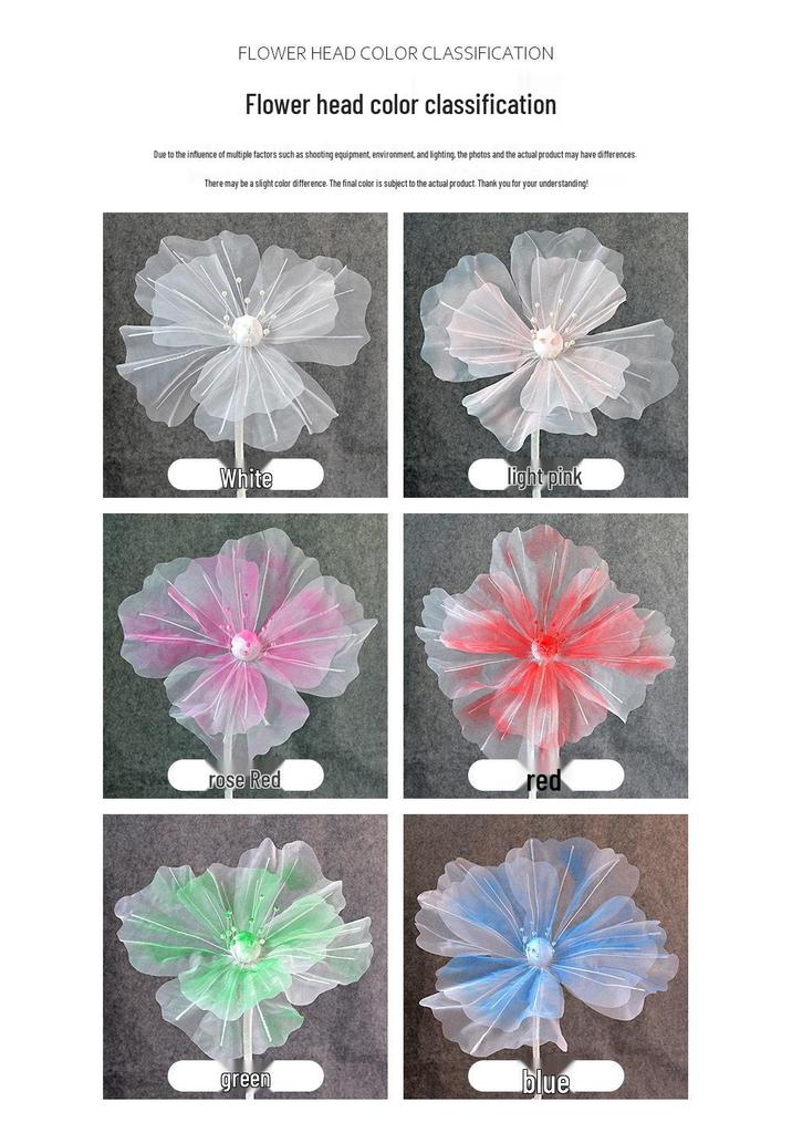 Silk Filigree Net Flower Simulation - Decorative Dried Flower Display for Floor-to-Ceiling Windows