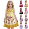 Sommerkleid für Kinder mit Rundhalsausschnitt und Cartoon-Print