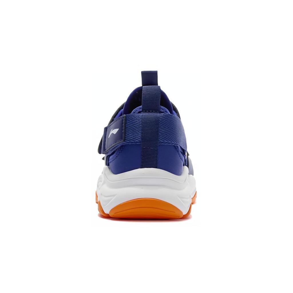 Li Ning Kids Sports Lifestyle Series Classic Fashion Low-Top Casual Shoes Kids Sneaker Mineral-Blue Navy-Blue YKCS136-5