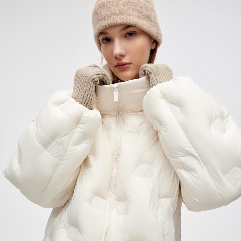 Only Women's Lightweight Quilted Stand-Collar Down Jacket