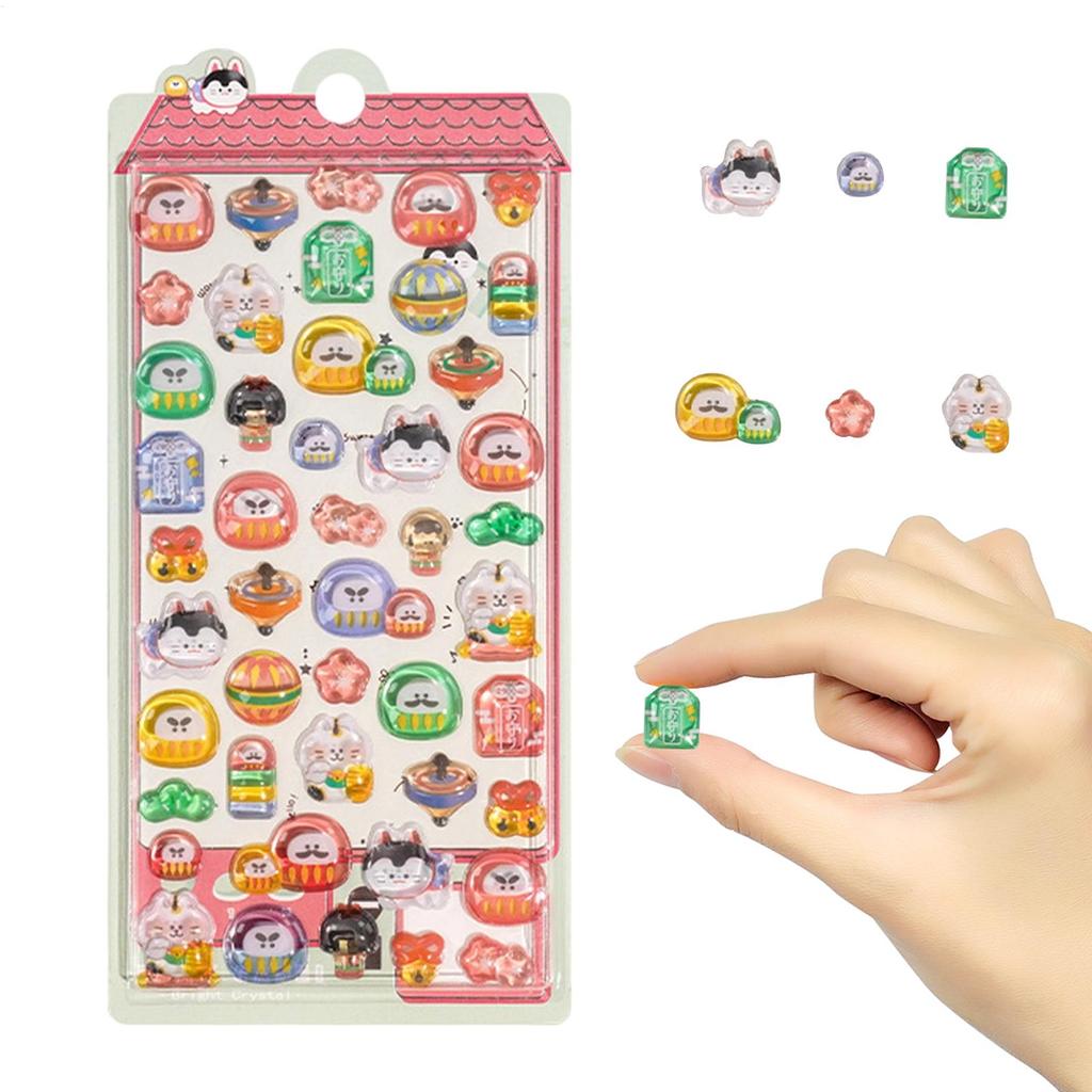 3D Self-adhesive Decals Stickers DIYS Reward Stickers For Girl Boy Gift For Scrapbooking Hand Account Decals Hand Account Decals