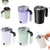 Automatic Stirring Coffee Mug Rechargeable Temperature Display For  Beverages Auto Stirring Milk Cup White, Purple, Green, Black