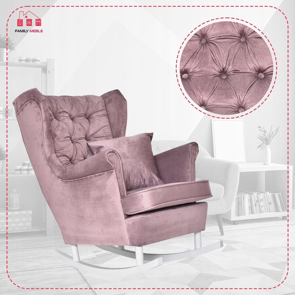 Ohrensessel Gaja Schaukelstuhl skandinavisch Family Meble für stillende Frauen