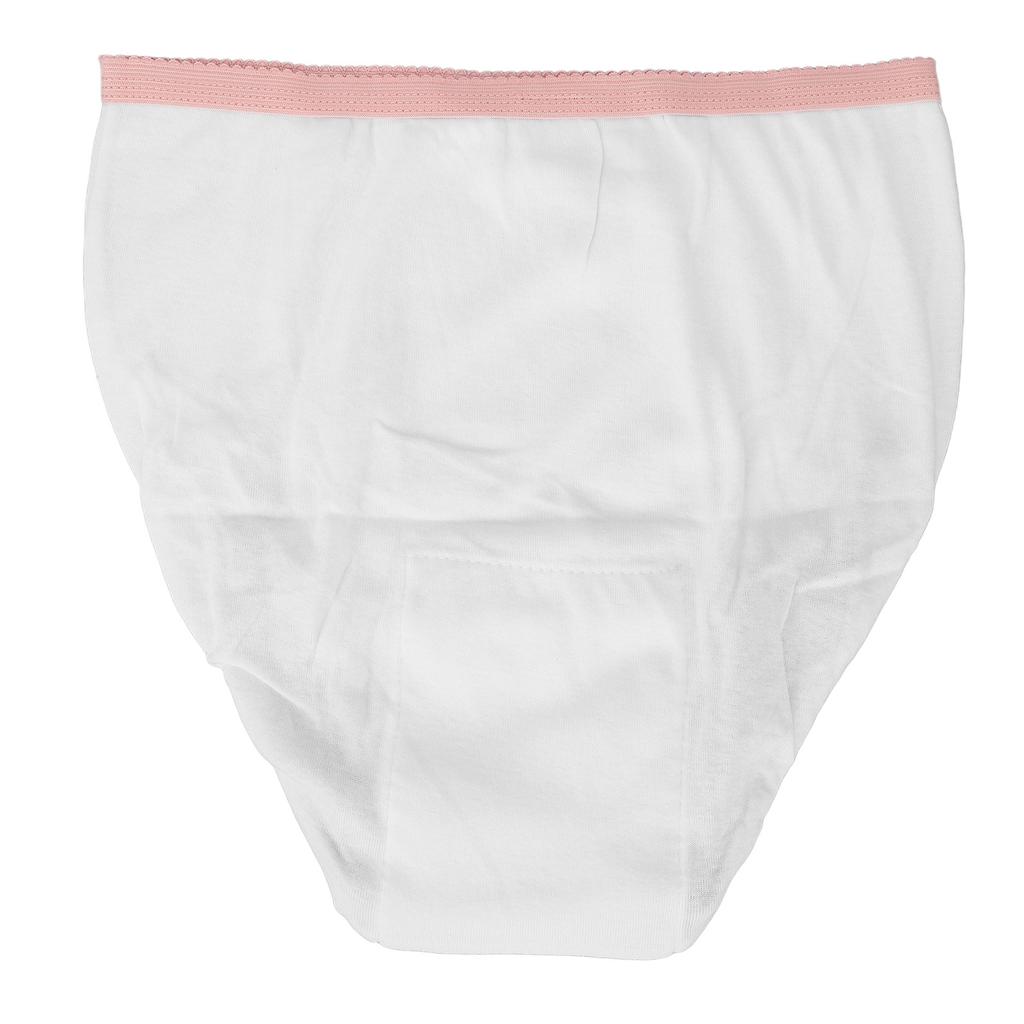 Women Period Panties White L Size Protective Leakproof Menstrual Mesh Panties for Female