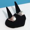 Velvet Jewelry Display Rack Bracelet Ring Display Stand Simple Rings Display Holder  Women