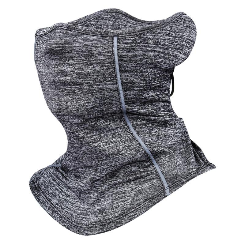 Ice silk sunscreen mask for men in spring and summer, outdoor cycling, fishing, scarf cover, breathable