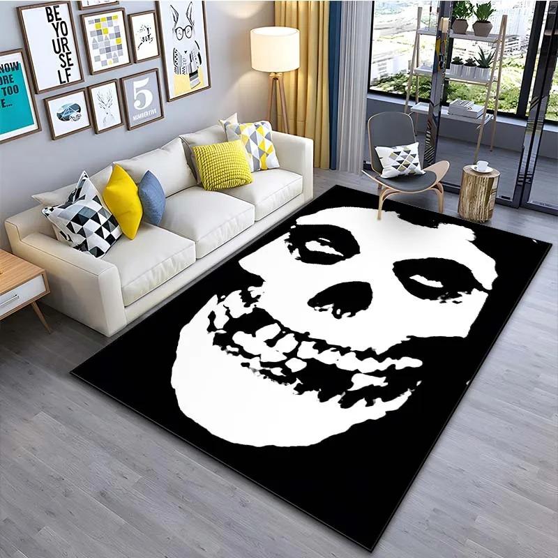 Band M-Misfits Patterned Floor Mat 15 Size Living Room Bedroom Bedside Bathroom Floor Mat Bar Club Area Rug Living Room Decor
