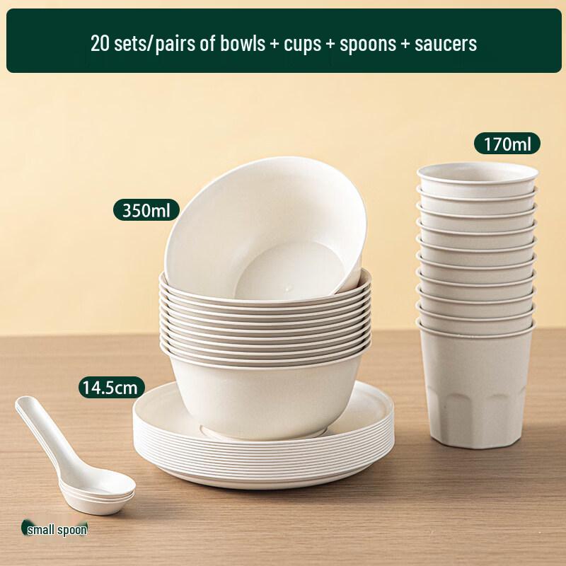 ZISIZ Outdoor Disposable Cutlery Set
