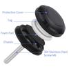 Anti-Theft Bike Headset Top Cap Protective Locator Bracket Bicycle Tracker Mount for AirTag