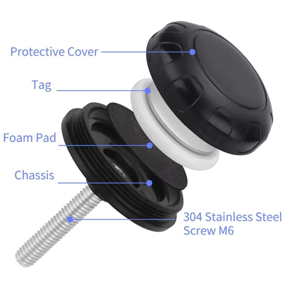 Anti-Theft Bike Headset Top Cap Protective Locator Bracket Bicycle Tracker Mount for AirTag