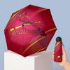 St. Louis Cardinals Printed 5?Fold Mini Umbrella 8?Rib Windproof Compact Umbrella For Women Pocket Carry