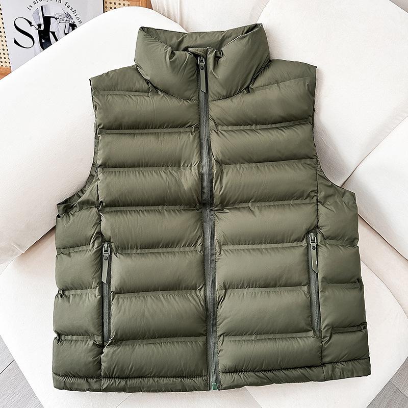 New autumn and winter women's clothing stand-up collar sleeveless down cotton cotton jacket vest vest jacket