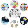 25/50sets Glossy Tinplate Button Badge Kit DIY Handmade Brooch Accessories Consumables for Anime/Game/Handicraft Lovers Fans XJM