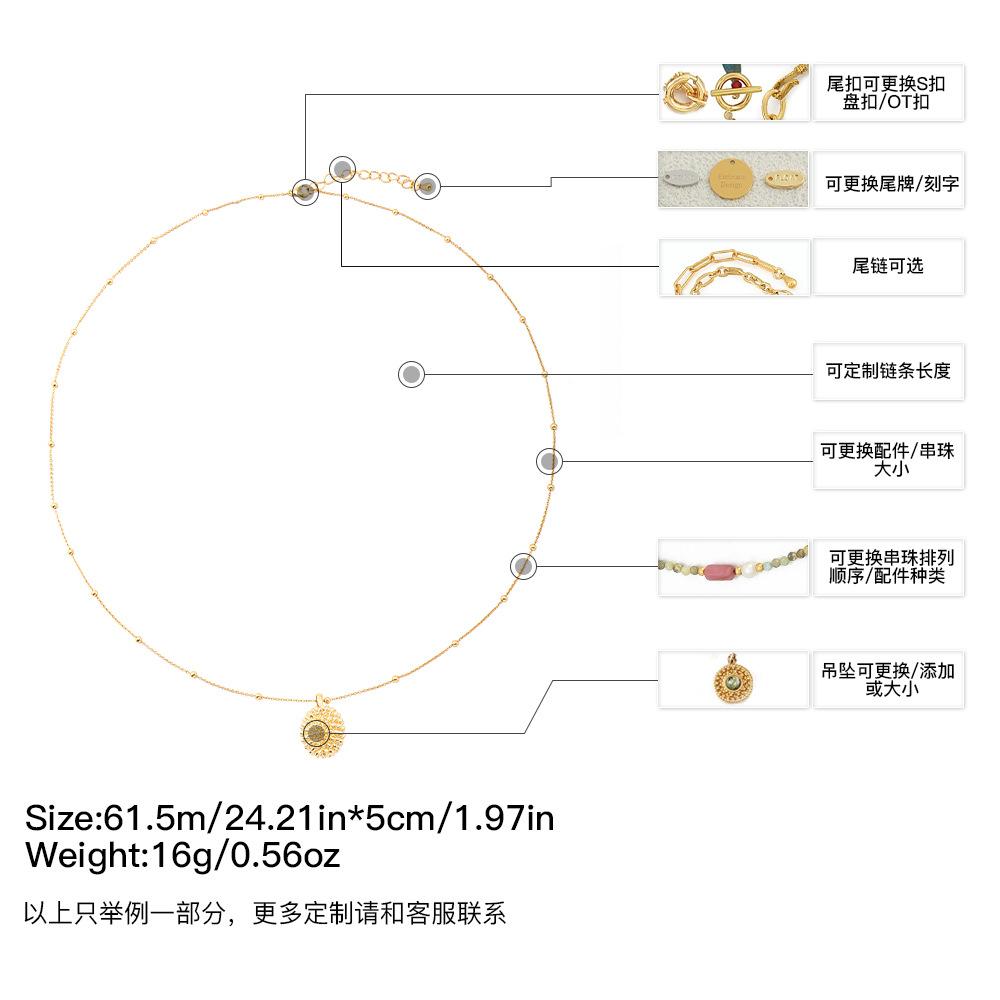 GEMCHIC Women s 3D Durian Pendant Necklace, Real Gold Plated Copper Fashion Sweater Chain