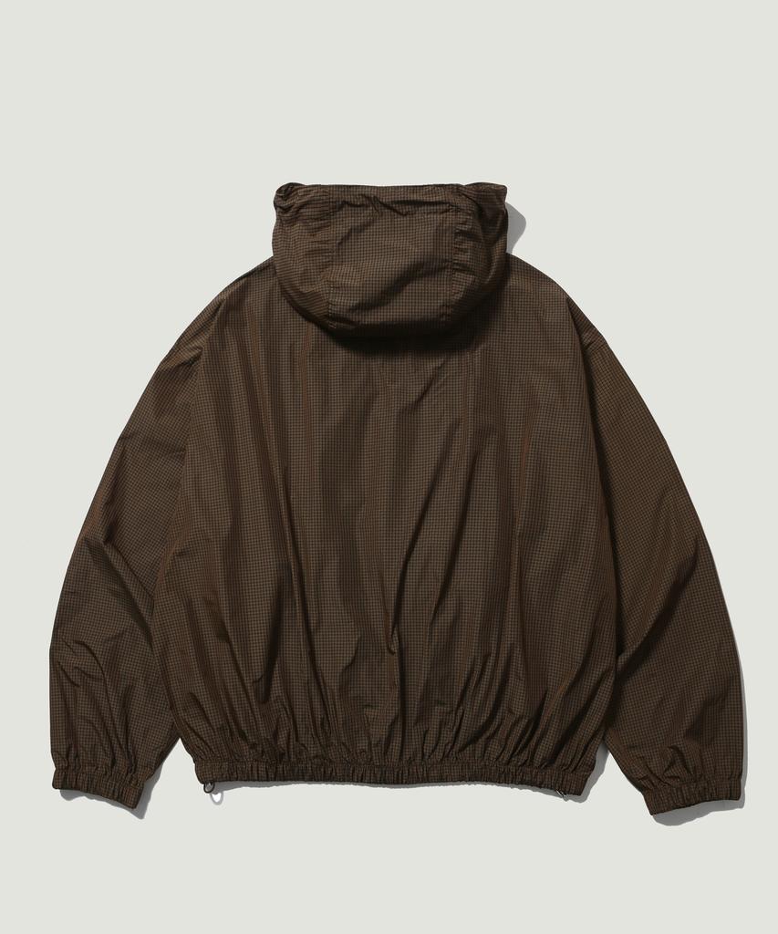 Ease Micro Pattern Windbreaker_Brown_Unisex