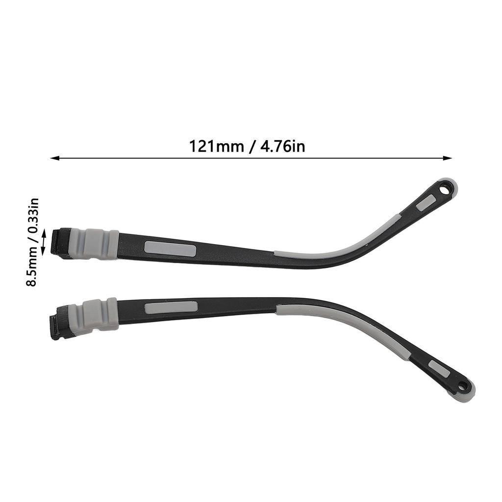 1 Paar Kinderbrillenbügel Silikon Aufschnappbar Flexibel Kinderbrillenarme Ersatz mit Löchern