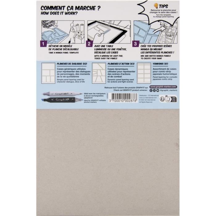 Bloc de dessin - GRAPH'IT - A5 - Opaque - Blanc - Mixte