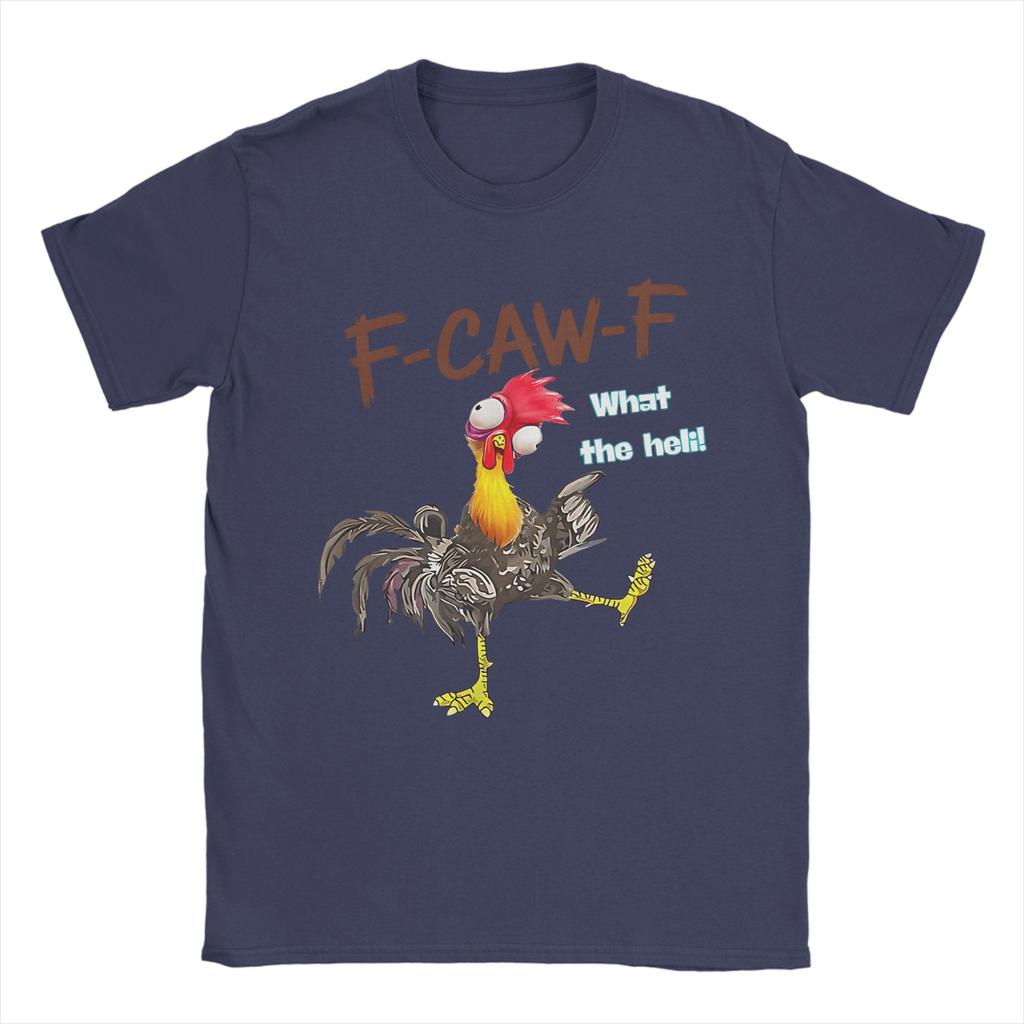 Funny FCawF Chicken FCAWF Chicken Men T Shirt Vintage Tee Shirt Short Sleeve Crew Neck TShirts 100 Cotton Gift Idea Clothes