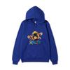 One Piece Monkey D. Luffy Hoodie, Anime Character Printed Pullover Hooded Sweatshirt Casual Long Sleeve Hoodie