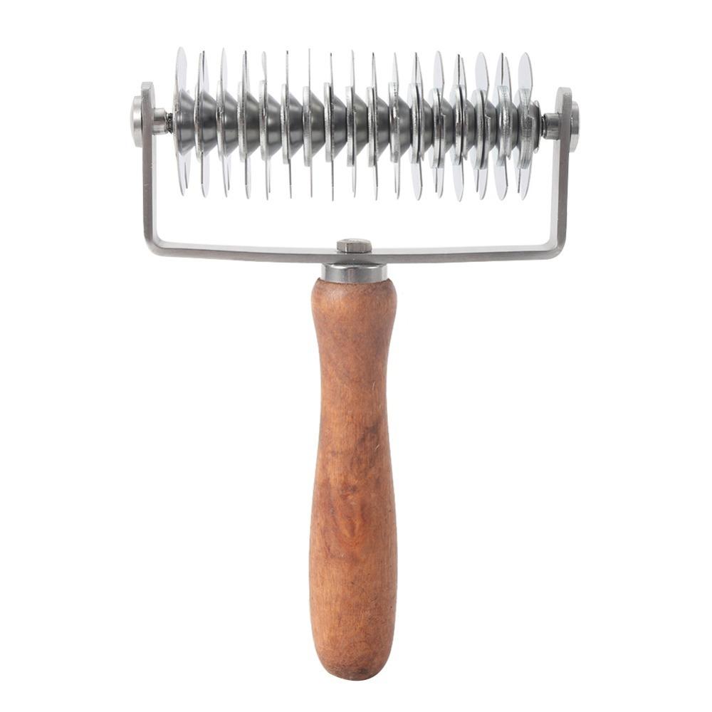 Нержавеющая Сталь Ролик-Резак для Решетки из Теста Ролик-Резак для Теста Пирог Пицца Хлеб серебряный