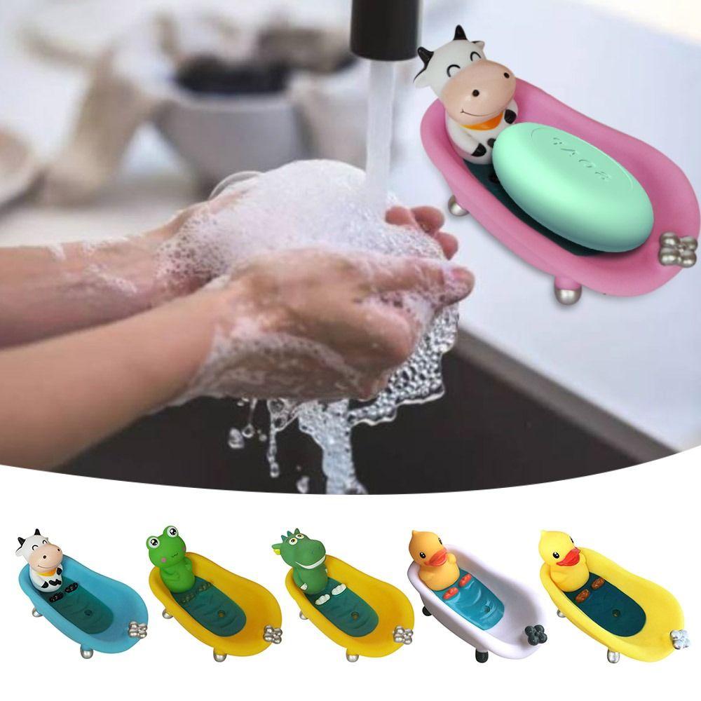 

Durable Soap Box Creative Soap Case Soft Washing Hand Toys 1