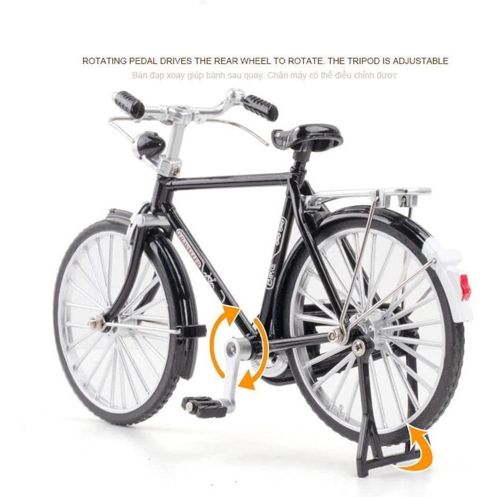 1/10 Scale Vintage Metal Bicycle Model Simulation Bike Desktop Ornaments Bicycle Toy Collections Kids Gift Home Decoration