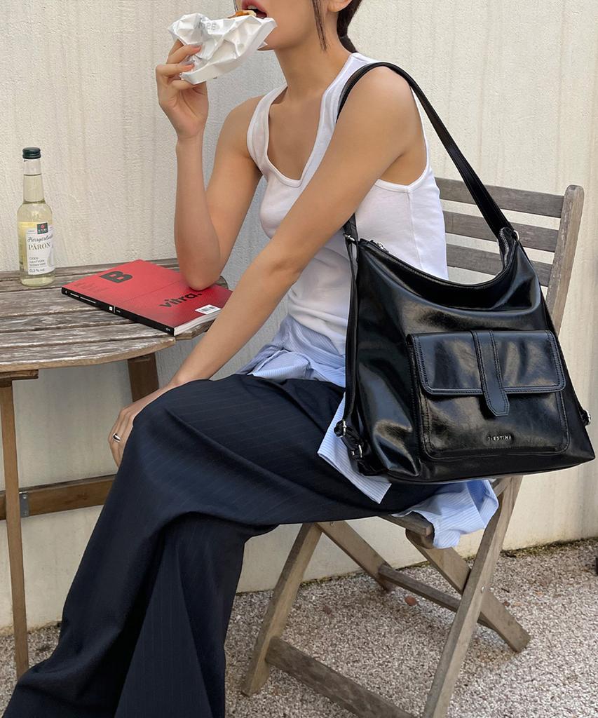 Jestina Tasca Md Multi-Shoulder Bk (Jhneha5Bs939Bk980)