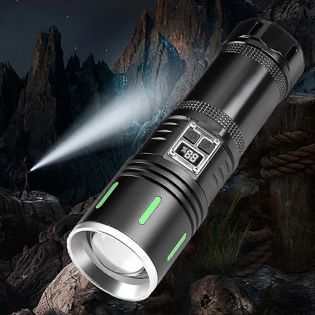 Multifunctional Long-Range Led Flashlight Type-C Rechargeable Tactical Light