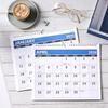2026 Wall Calendar - 2 Month Wall Calendar 2026 Display (Folded in a Month), 17.6" x 11.3", Jan. 2026 - Dec. 2026, Calendar 2026 - Blue