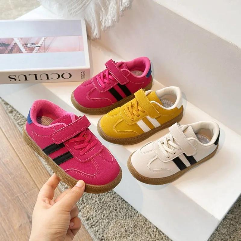Spring Autumn New Children Casual Sneakers Boys Girls Leather De Training Sports Shoes Baby Kids Soft Walking Flat Shoes