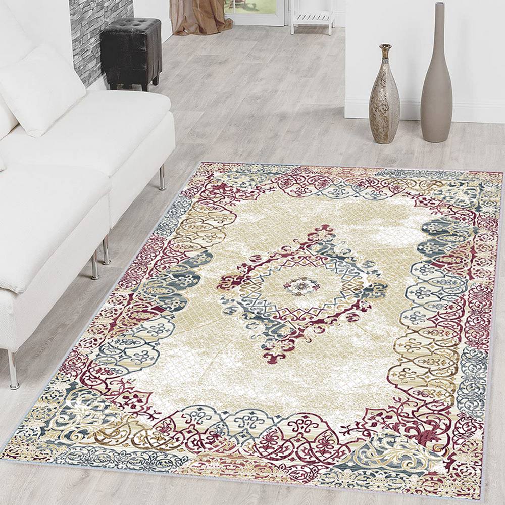 

Mosimoso Home H410 Digital Printed Dot Sole Carpet 50x80 cm