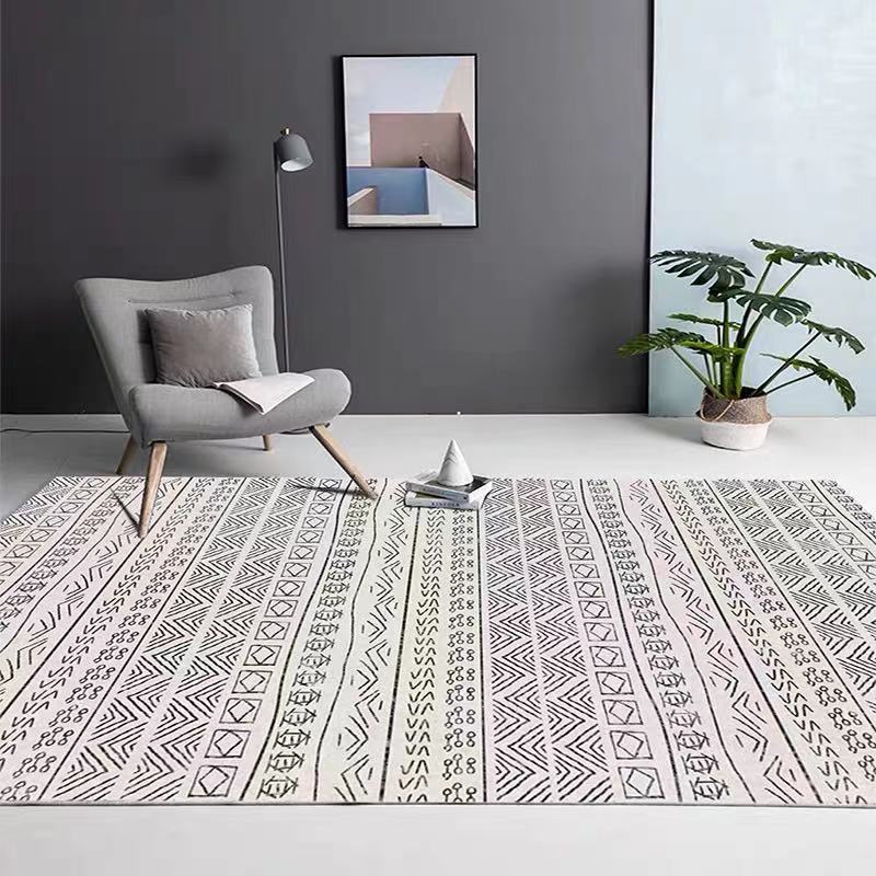 Living Room Carpet Coffee Table Carpet Bohemian Nordic Style Bedroom Bedside Mat Entrance Door Mat