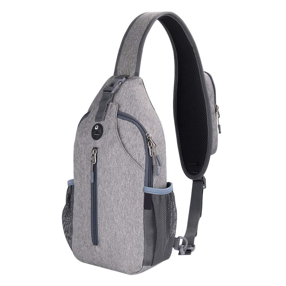 Men's Crossbody Outdoor Chest Bag: Trendy, Wear-Resistant, Waterproof, and Fashionable Single Shoulder Bag