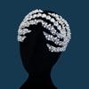 Crystal Pearl Bridal Headband & Veil Hair Accessory DZ076