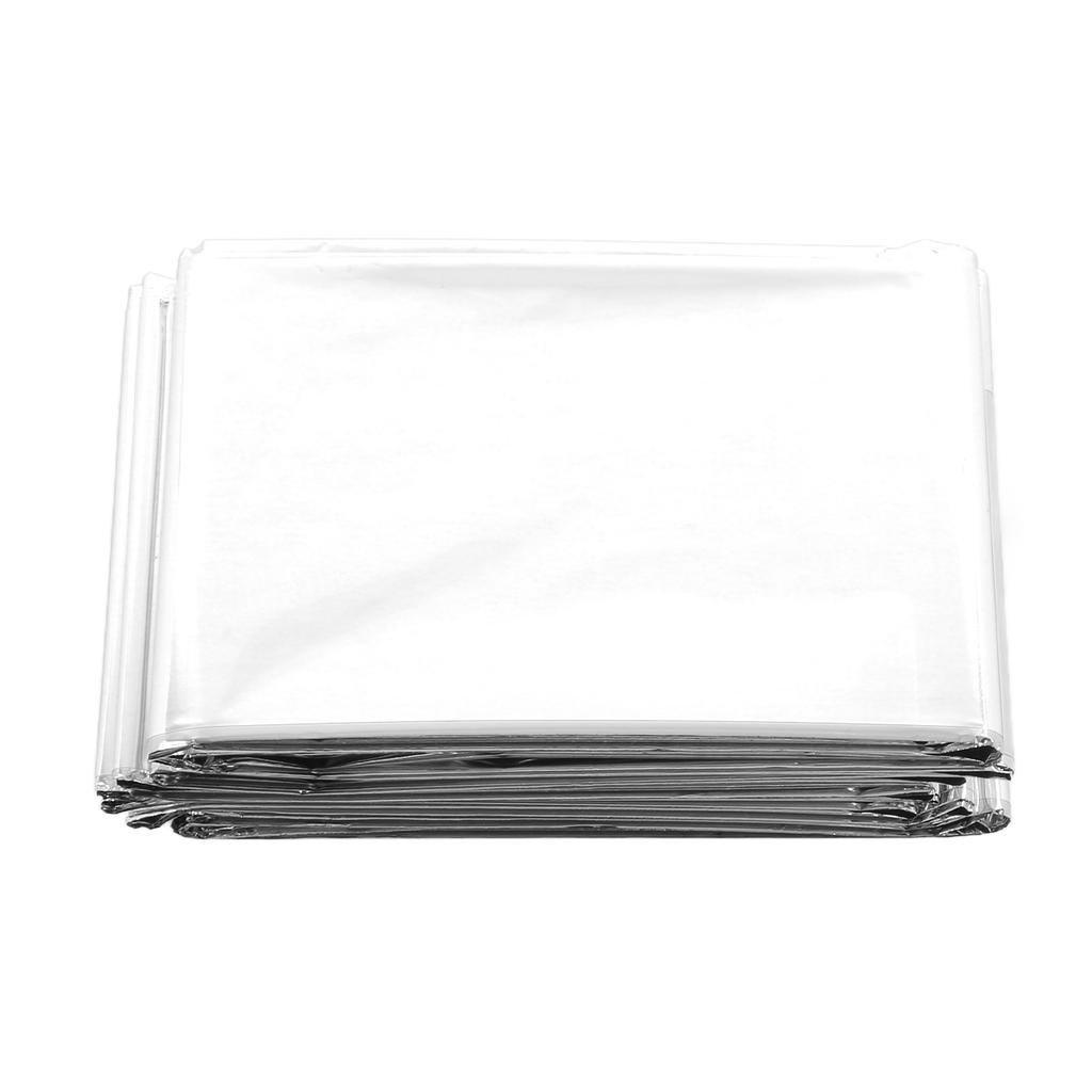 Notfalldecken Faltbare PET Aluminisierte Folie Thermodecke Tragbare Überlebensdecke für Reise Camping Outdoor